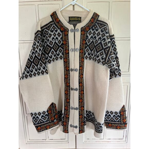 Nordstrikk Made In Norway wool cardigan sweater size 48 or XL - Picture 1 of 7